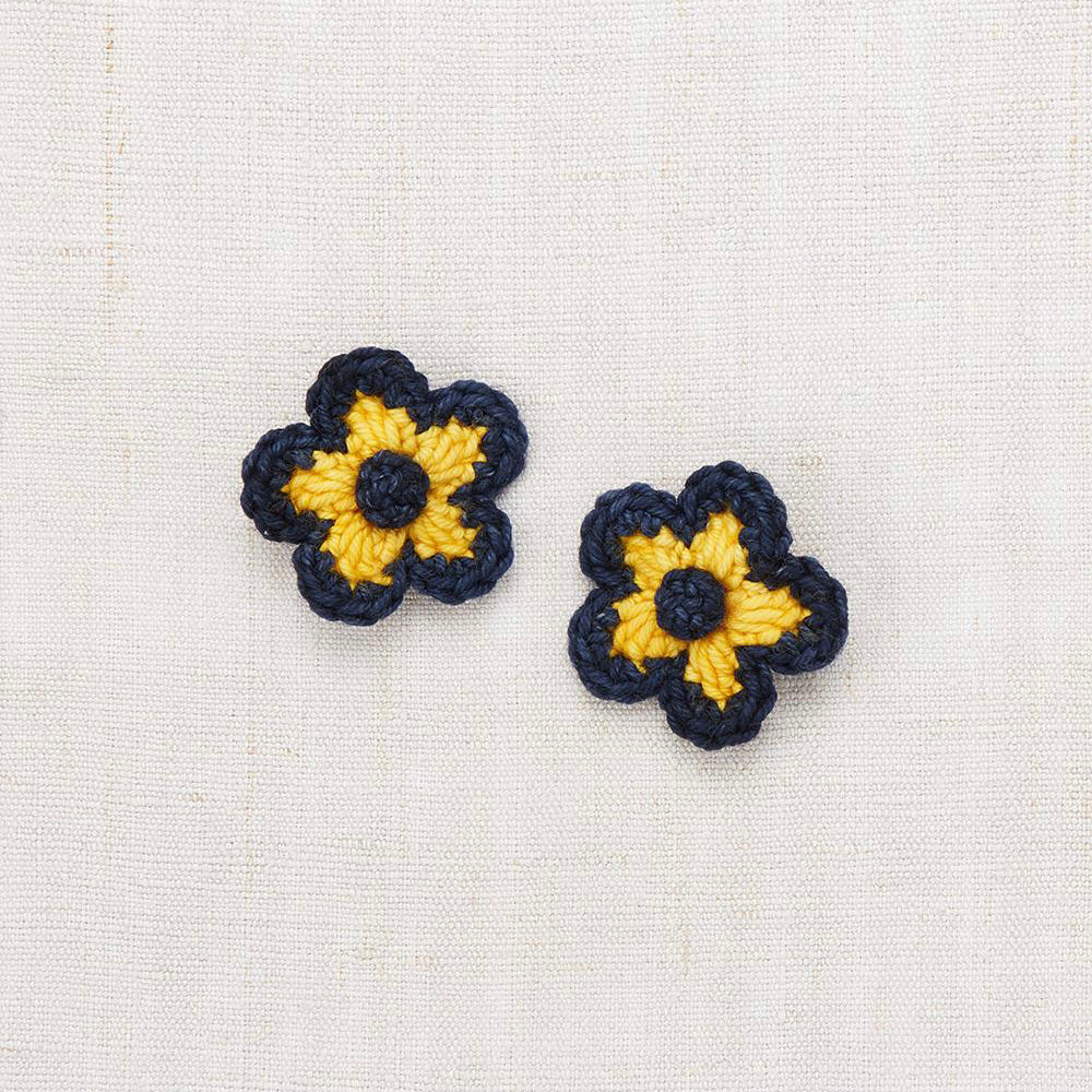 Misha & Puff Medium Flower Clip Set Ink | BIEN BIEN