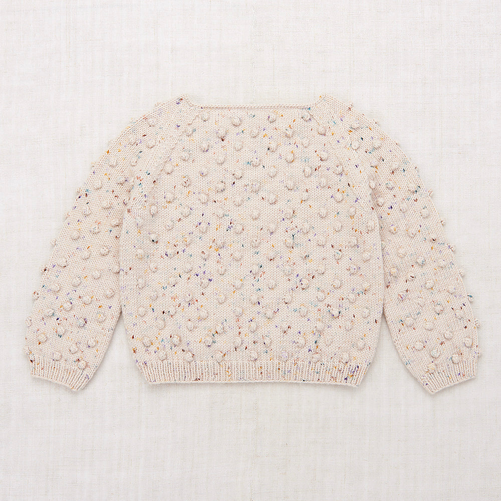 Misha & Puff Original Popcorn Kid's Sweater Iris Confetti | BIEN BIEN