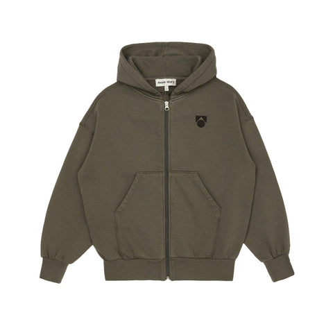 Main Story UK Kid's Zipped Hoodie Sweatshirt Falcon | Organic Cotton | BIEN BIEN