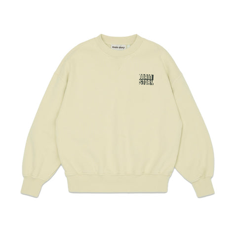Main Story UK Kid's Crew Sweatshirt Birch | Organic Cotton | BIEN BIEN