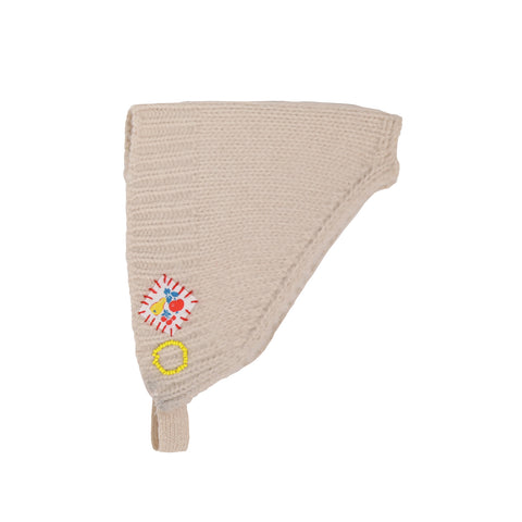Tambere Kid's Fine Wool Bonnet Oyster White | BIEN BIEN bienbienshop.com