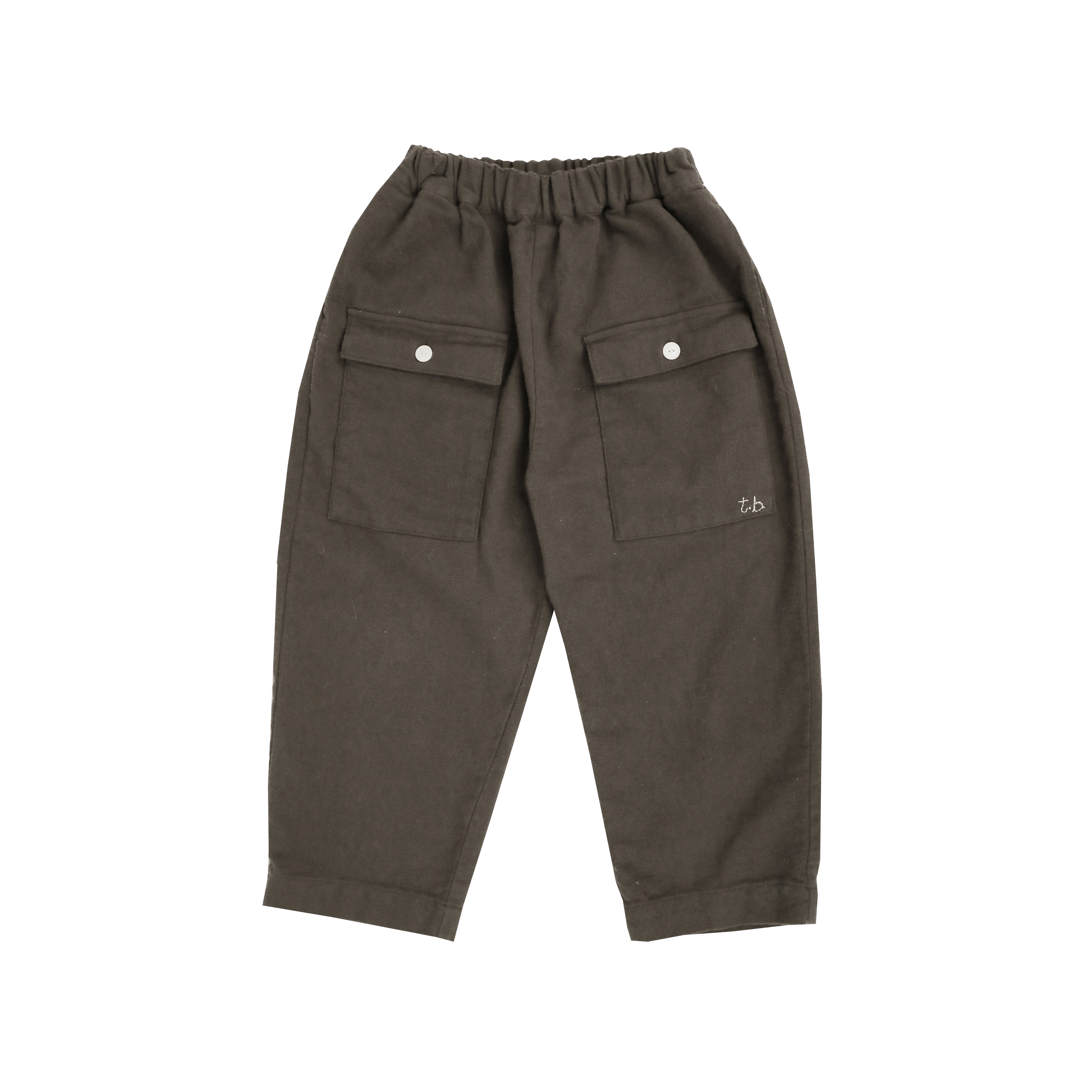Tambere Cairn Kid's Cotton Trouser Elastic Waist Charcoal | BIEN BIEN bienbienshop.com