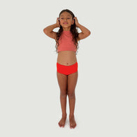 The Set The High Waist Bikini Bottom Mandarin Red ~ Designed in Australia ~ BIEN BIEN ~