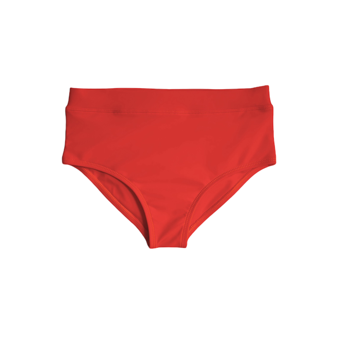 The Set The High Waist Bikini Bottom Mandarin Red ~ Designed in Australia ~ BIEN BIEN ~