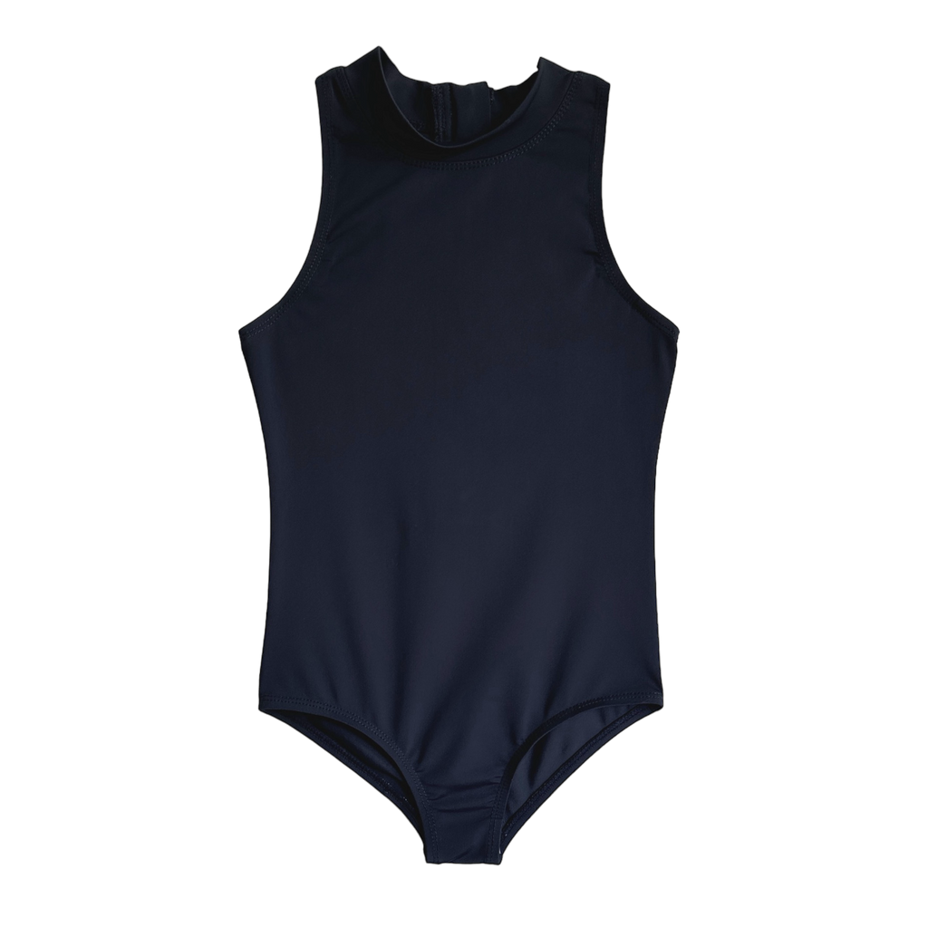 The Set The High Neck One Piece Swimsuit Navy Blue ~ Designed in Australia  ~ Available at BIEN BIEN ~