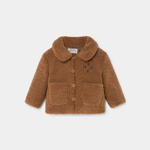 Bobo Choses Sheepskin Baby Jacket Khaki | BIEN BIEN www.bienbienshop.com