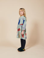 Bobo Choses Shadows Kid's Woven Print Dress Desert | BIEN BIEN bienbienshop.com