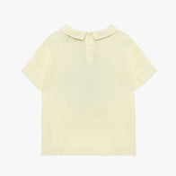 NEW Weekend House Kids Duck Kid's Linen Short Sleeve Tee Soft Yellow | BIEN BIEN bienbienshop.com