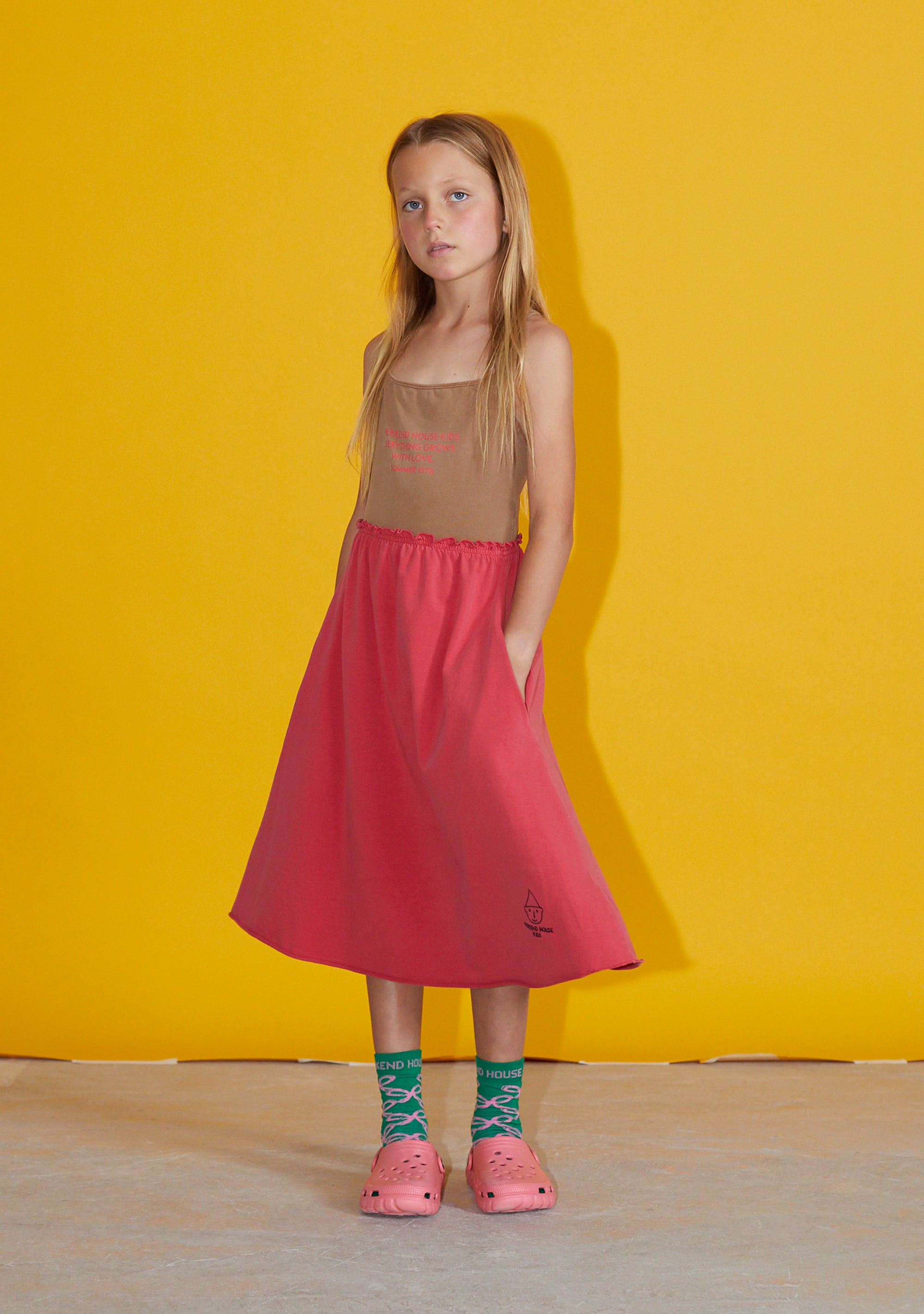 NEW Weekend House Kids Pink Laces Kid's Socks Green | BIEN BIEN bienbienshop.com