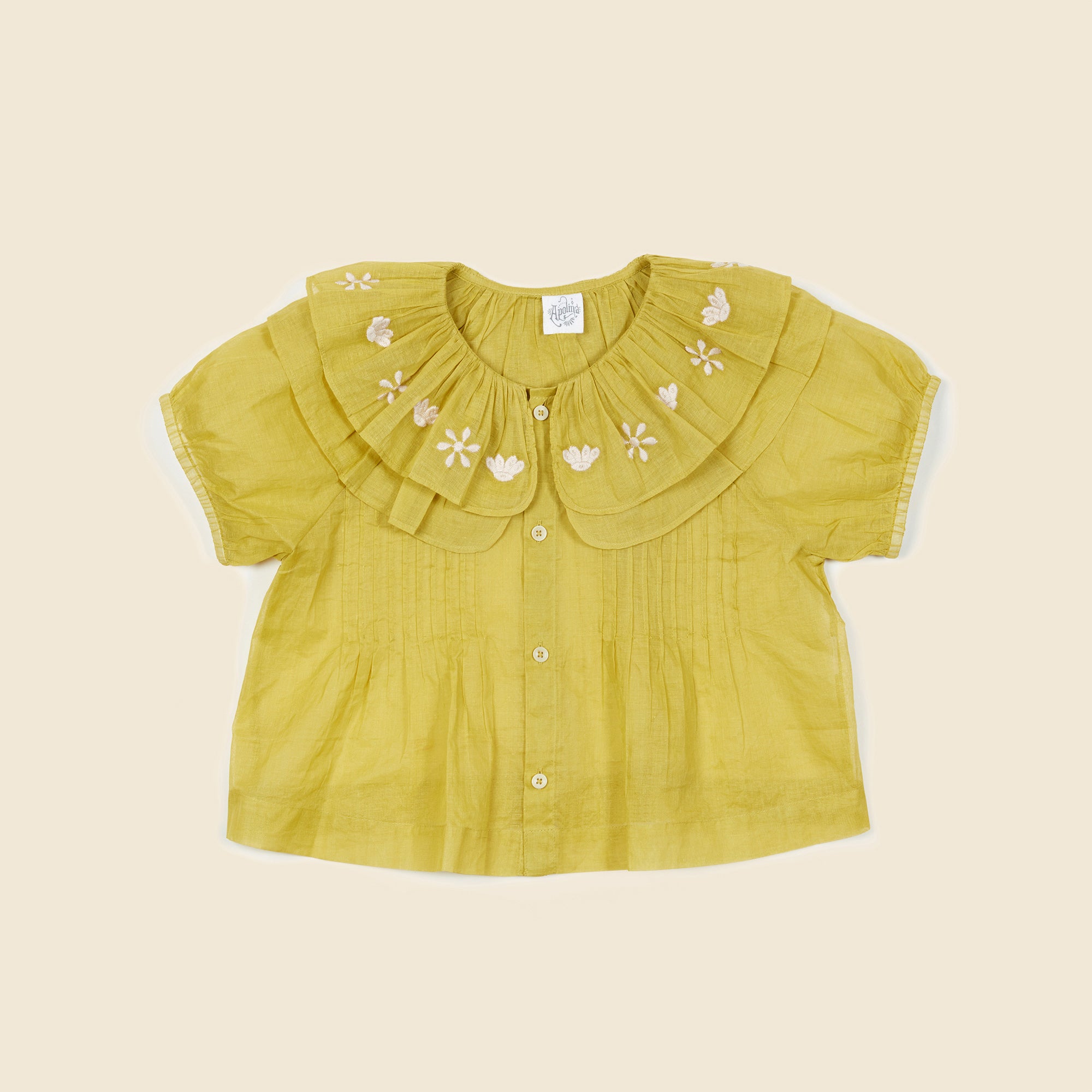 公式新製品 apolinaアポリナ Selina Blouse Goldenrod 2-3y トップス