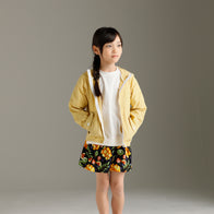 Arch & Line Lightweight Unisex Kid's Parka Yellow | Japanese kidswear brand | BIEN BIEN www.bienbienshop.com