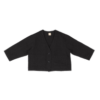 Bien a Bien Kid's Piki Shirt Jacket Black Canvas | BIEN BIEN bienbienshop.com