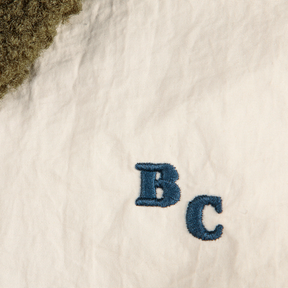 Bobo Choses Kid's Reversible Embroidery Jacket Beige Olive | BIEN BIEN