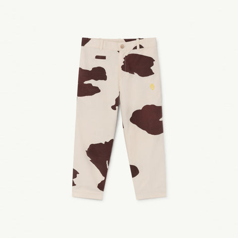 NEW The Animals Observatory Camel Kid's Chino Trouser White Cow