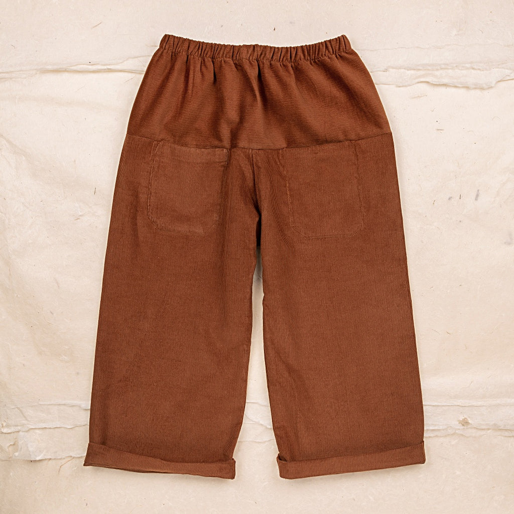 Ketiketa Eole Kid's Trousers Terracotta Cord | BIEN BIEN www.bienbienshop.com