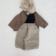Korean Apparel - Fork Oversized Pocket Kid Trouser Natural Cotton | BIEN BIEN bienbienshop.com
