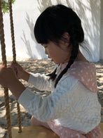 Liilu Chevron Knit Baby & Kid's Sweater Milk Ivory Organic | BIEN BIEN www.bienbienshop.com