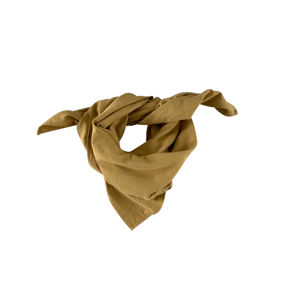 Liilu Oversized Kid's Scarf / Blanket Pistachio Organic Cotton Muslin