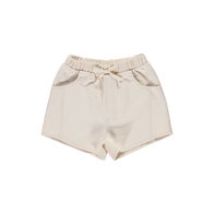 NEW LiiLU Kid's Pull-On Jean Shorts Ecru Natural Off-White  BIEN BIEN
