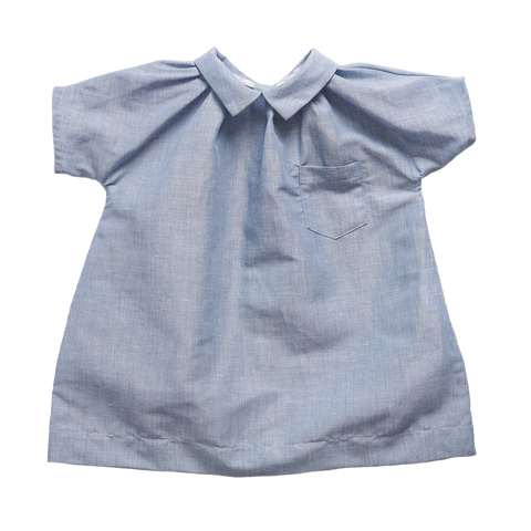Makié Denise Baby Girl Dress in Light Blue | BIEN BIEN