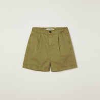 NEW Main Story Kid's Pleat Knee Length Shorts Boa Army Green | BIEN BIEN bienbienshop.com