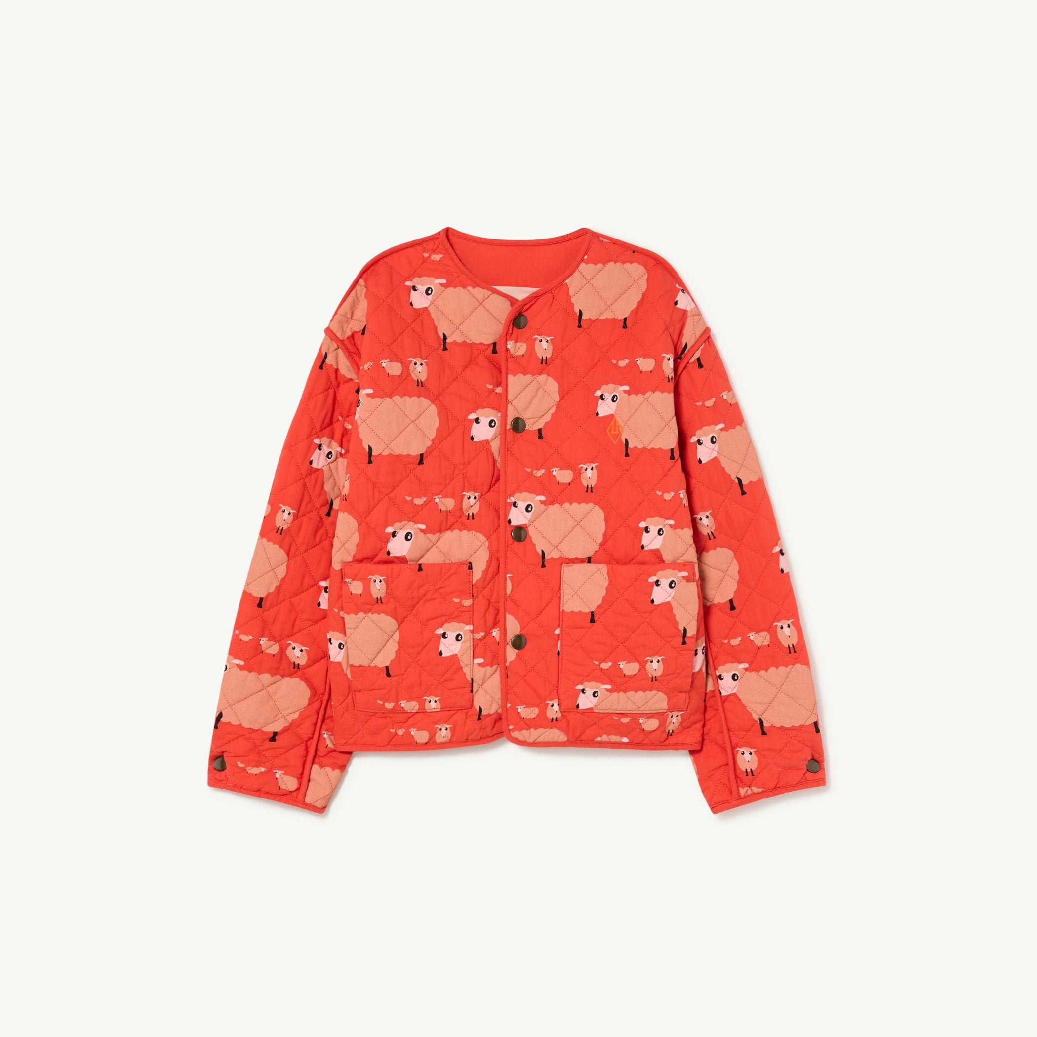 The Animals Observatory Starling Kid's Reversible Jacket Red Sheep | BIEN BIEN bienbienshop
