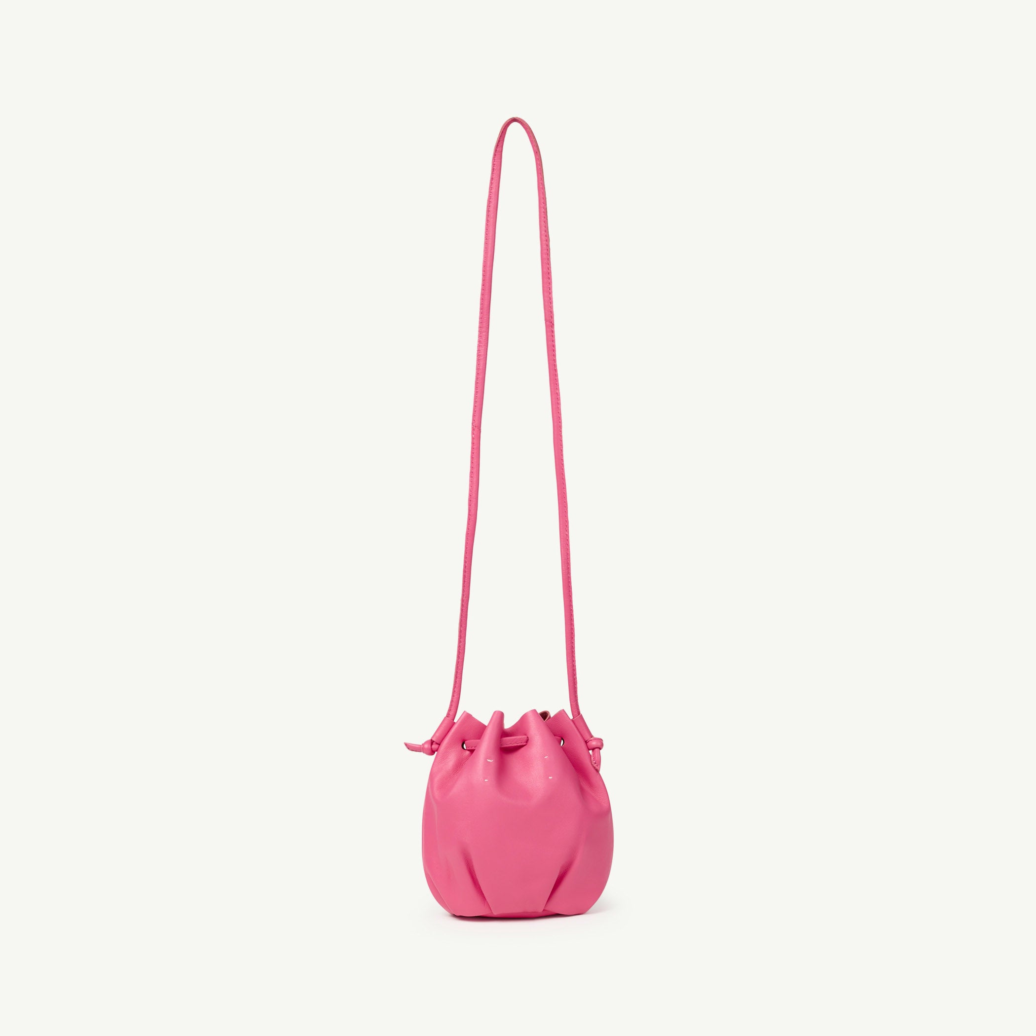 The Animals Observatory Kid's Leather Crossbody Shoulder Bag Pink | BIEN BIEN bienbienshop.com