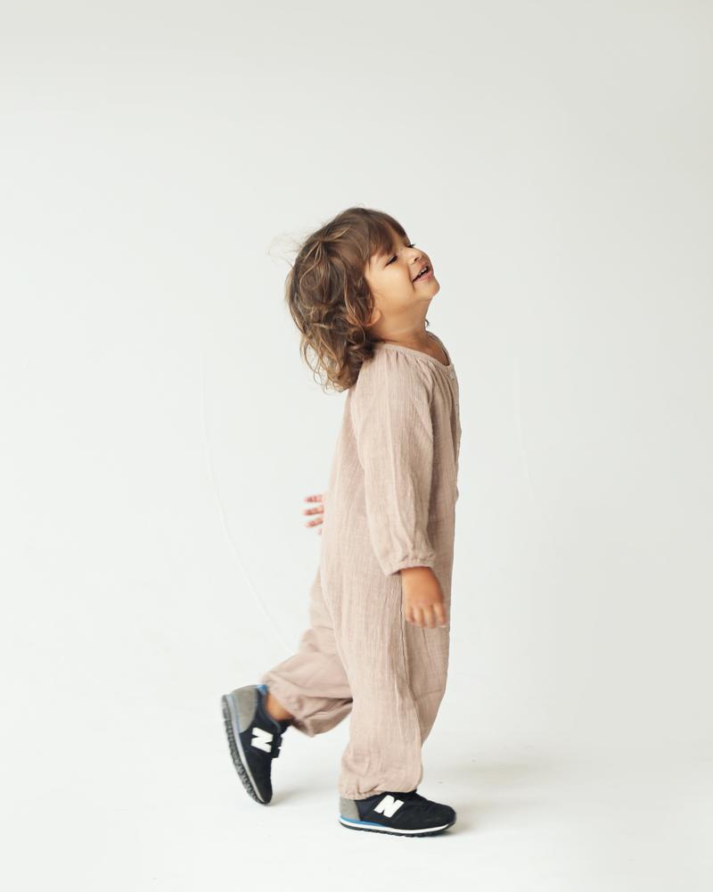 Peach pyjama romper on sale