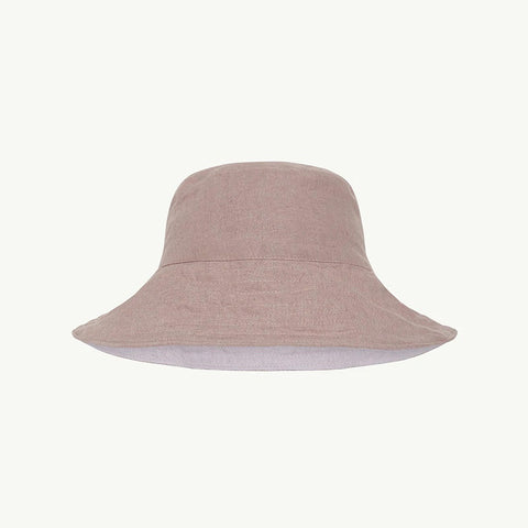 Summer & Storm Baby Brim Sun Hat Lilac/Lavender Linen | BIEN BIEN