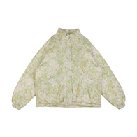 Tambere Olivia Kid's Down Jacket Ivory/Green Floral | BIEN BIEN bienbienshop.com