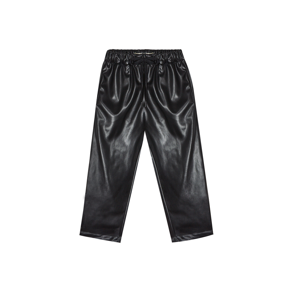 NEW The New Society Recycled Faux Leather Kid's Pant Black | BIEN BIEN bienbienshop.com