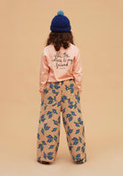 Weekend House Kids Flower Printed Wide Leg Trousers Sand | BIEN BIEN bienbienshop.com