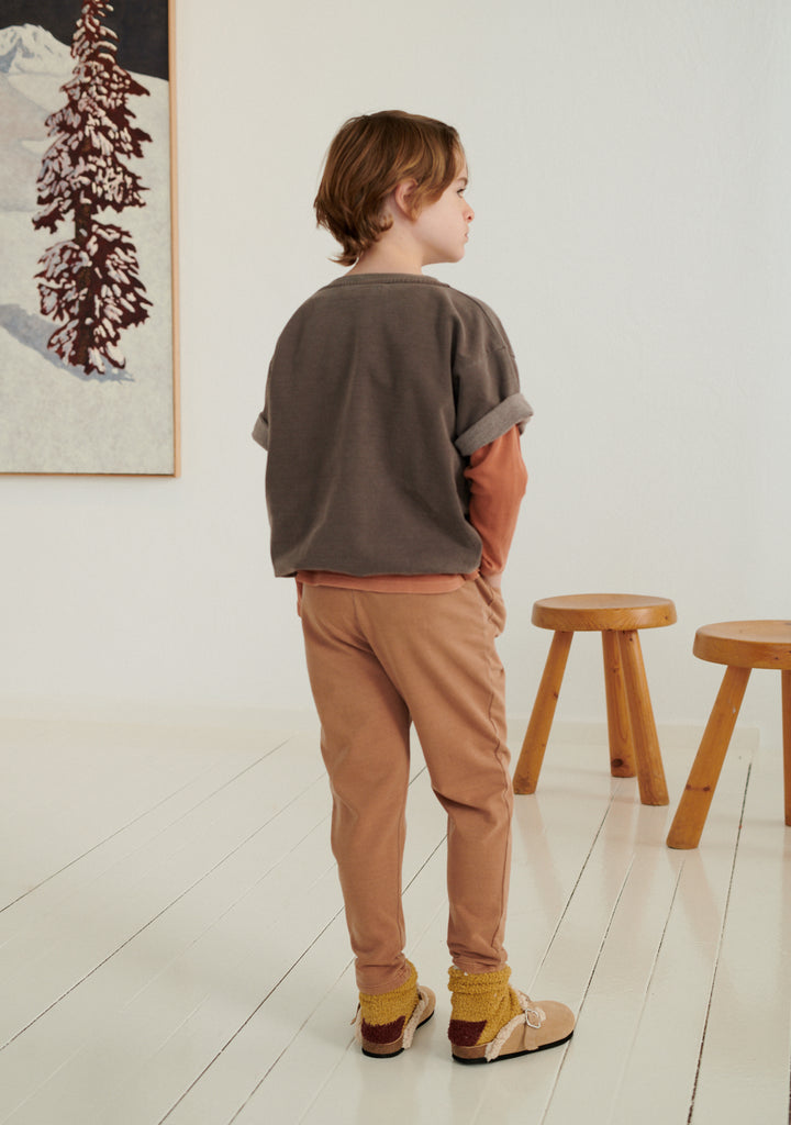 Weekend House Kids Gondolier Kid's Sweatshirt Brown Organic Cotton NEW | BIEN BIEN bienbienshop.com